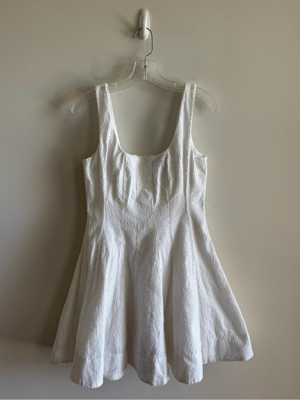 STAUD Wells Textured Mini Dress - Picture 4 of 12